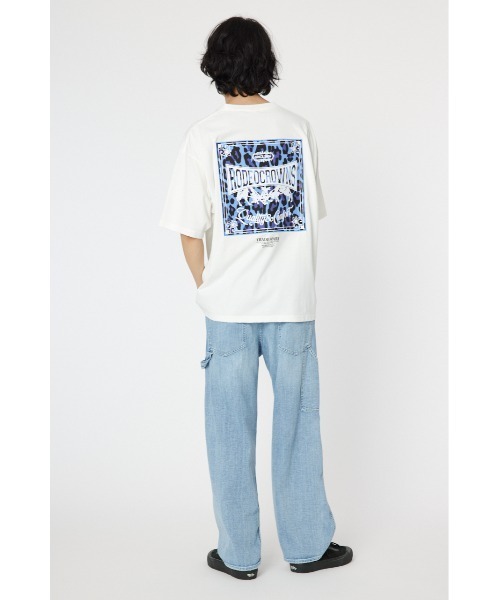 RODEO CROWNS WIDE BOWL(ロデオクラウンズワイドボウル)の「SCARYパッチ Tシャツ(Tシャツ/カットソー・メンズ・ホワイト/ブラック/ベージュ・MEDIUM/LARGE)」の8枚目の写真