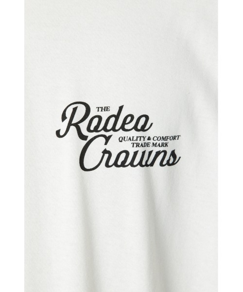 RODEO CROWNS WIDE BOWL(ロデオクラウンズワイドボウル)の「SCARYパッチ Tシャツ(Tシャツ/カットソー・メンズ・ホワイト/ブラック/ベージュ・MEDIUM/LARGE)」の13枚目の写真