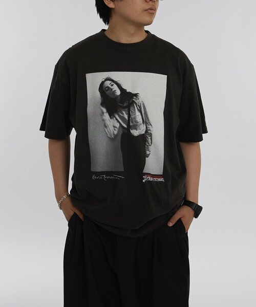 Sourcream(サワークリーム)の「【Sourcream/サワークリーム】パティ・スミス フォトTEE(Tシャツ/カットソー・レディース・ホワイト/チャコールグレー・FREE)」の10枚目の写真