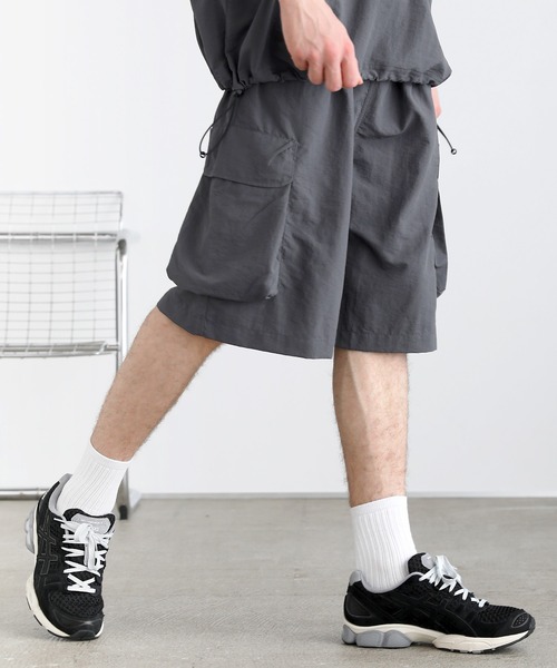 セール】ワッシャーナイロンビッグポケットナイロンテックカーゴ