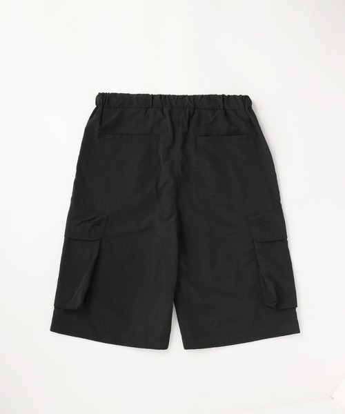 訳有 DankeSchon ナイロン カーゴ ショートパンツ ショーツ L 黒 高い素材】 訳有 DankeSchon ナイロン カーゴ ショートパンツ