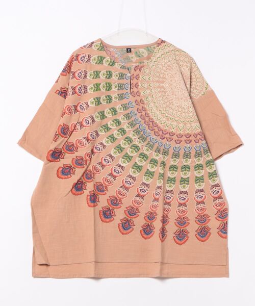 チャイハネ(チャイハネ)の「【チャイハネ】ミティナMEN'Sトップス(その他トップス・メンズ・ベージュ/レッド/ホワイト・FREE)」の2枚目の写真