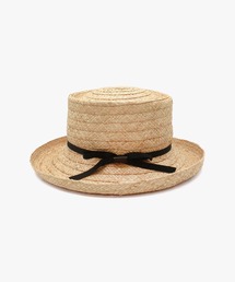 MANIERA | ラフィアブレードポークセーラーハット(ハット)