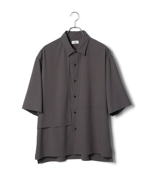 JUNRED(ジュンレッド)の「【 セットアップ対応 】ドライイージーコントラストステッチシャツ(シャツ/ブラウス・メンズ・ブラック/チャコールグレー・S/M/L)」の21枚目の写真