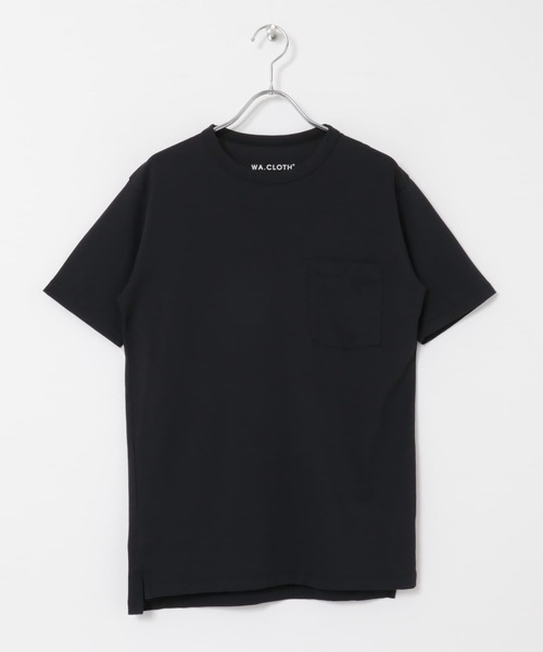 THE GOODLAND MARKET(ザグッドランドマーケット)の「WA.CLOTH Genderless PERFECT T-SHIRTS(Tシャツ/カットソー・メンズ・ホワイト/チャコールグレー/ブラック・1/2/3/4)」の3枚目の写真