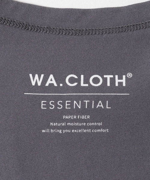 THE GOODLAND MARKET(ザグッドランドマーケット)の「WA.CLOTH Genderless PERFECT T-SHIRTS(Tシャツ/カットソー・メンズ・ホワイト/チャコールグレー/ブラック・1/2/3/4)」の8枚目の写真