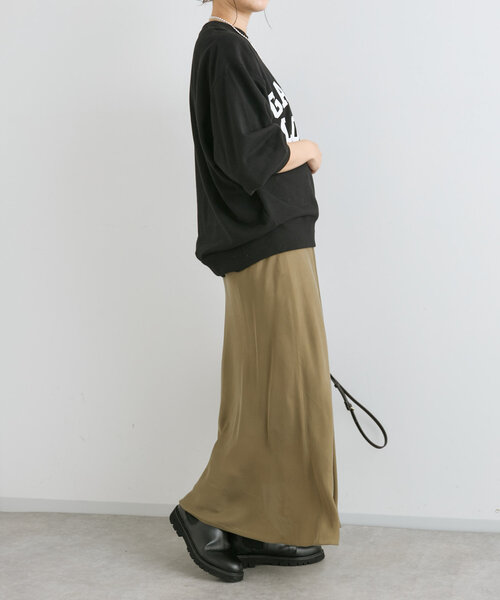 RIVE DROITE（リヴドロワ）の「【軽やかな着心地】LOUISEライトスエット（スウェット・レディース・ブラック/グレー/ボルドー・FREE）」の13枚目の写真