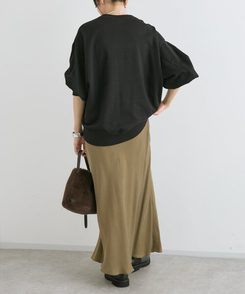 RIVE DROITE（リヴドロワ）の「【軽やかな着心地】LOUISEライトスエット（スウェット・レディース・ブラック/グレー/ボルドー・FREE）」の14枚目の写真