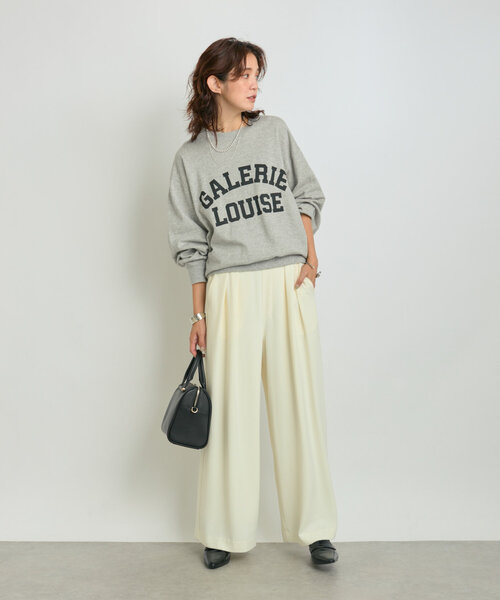 RIVE DROITE（リヴドロワ）の「【軽やかな着心地】LOUISEライトスエット（スウェット・レディース・ブラック/グレー/ボルドー・FREE）」の19枚目の写真