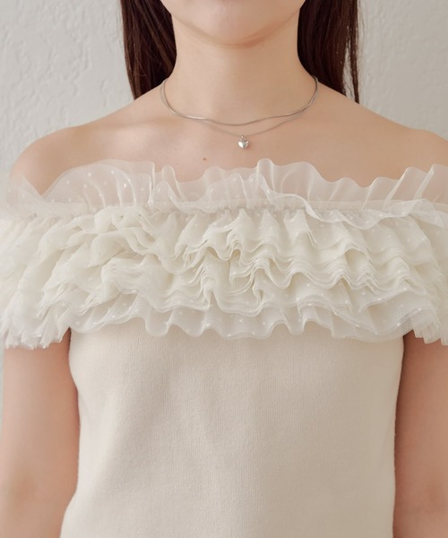 オフショルチュールニット（ニット/セーター）｜Chico（チコ）の