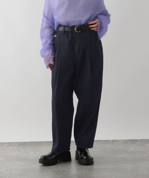 【STERNBERG】ワイドテーパードデニムパンツ STERNBERG（スタンバーグ）の「ワイドテーパードデニムパンツ