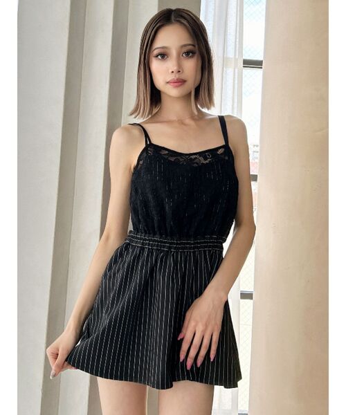 GYDA（ジェイダ）の「レースレイヤードオールインワン（つなぎ/オールインワン・レディース・ブラック/その他1・FREE）」の18枚目の写真