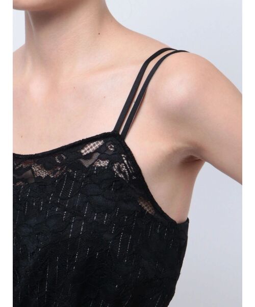 GYDA（ジェイダ）の「レースレイヤードオールインワン（つなぎ/オールインワン・レディース・ブラック/その他1・FREE）」の3枚目の写真