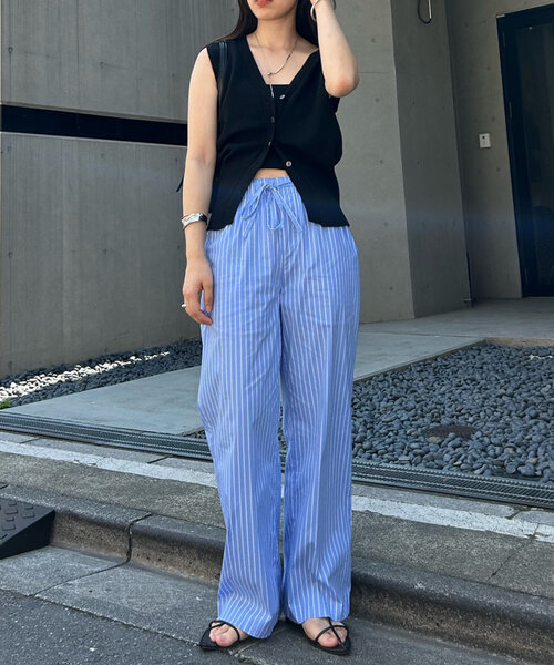 mystic（ミスティック）の「エアリーニットベスト（ベスト・レディース・ブラック/アイボリー/グリーン/モカ・FREE）」の7枚目の写真