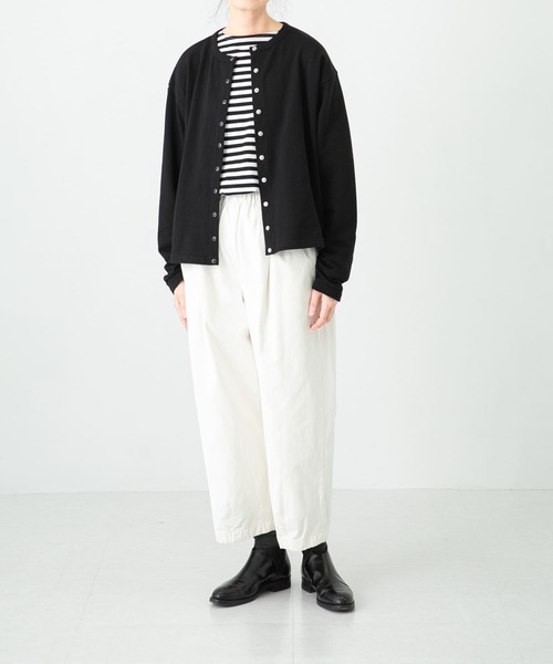 かぐれ　コットンクロップドパンツ　ブラック かぐれ パンツ コットンクロップドパンツ レディース : ZOZOTOWN