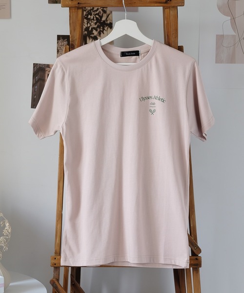 Girly Doll(ガーリードール)の「オリジナルプリントスポーツロゴTシャツ(Tシャツ/カットソー・レディース・ベージュ/ピンク/ダークグレー・F)」の14枚目の写真