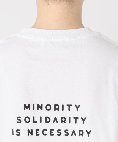 journal standard L'essage（ジャーナルスタンダードレサージュ）の「POET MEETS DUBWISE　M.S.I.N ロングスリーブTシャツ（Tシャツ/カットソー・レディース・ホワイト/ブラック系その他・FREE）」の20枚目の写真