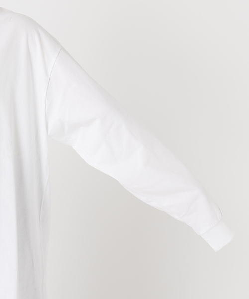 journal standard L'essage（ジャーナルスタンダードレサージュ）の「POET MEETS DUBWISE　M.S.I.N ロングスリーブTシャツ（Tシャツ/カットソー・レディース・ホワイト/ブラック系その他・FREE）」の22枚目の写真