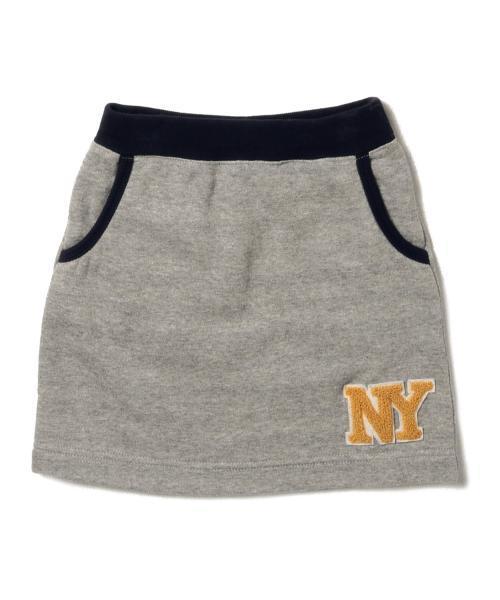 B:MING by BEAMS（ビーミングバイビームス）の「ビーミング by ビームス / 裏ボーダースカート（スカート・キッズ・グレー/ネイビー・110/90/100/140/120/130）」の10枚目の写真