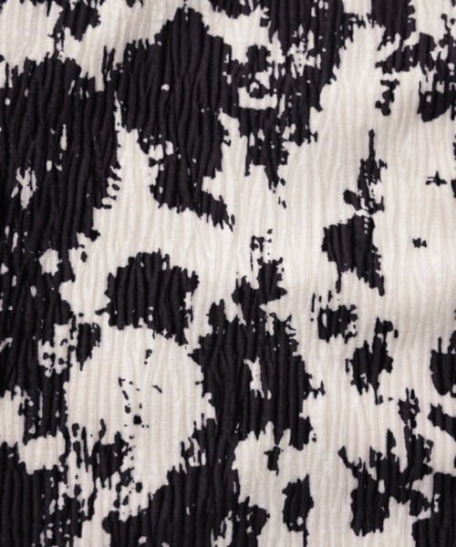 HUG.U（ハグユー）の「アート柄リブパンツ＜セルフカットOK＞（その他パンツ・レディース・ホワイト系その他/ブラウン系その他/グレー系その他・FREE）」の5枚目の写真