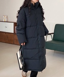 c.u.l（シーユーエル）の「シンプル ハイネック ロングエコダウンコート culw749（ダウンジャケット/コート）」