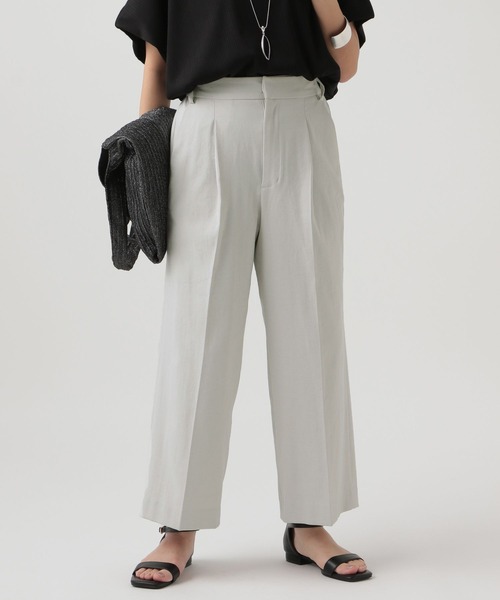 Elura（エルーラ）の「【低身長サイズ Elkotona】コトナ冷感ドライワイドパンツ（その他パンツ・レディース・ベージュ/ブラック/ライトグレー・FREE）」の3枚目の写真