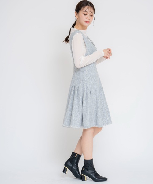 NOELA(ノエラ)の「シアーフロッキーカットソー(Tシャツ/カットソー・レディース・オフホワイト/ピンク/ブラック・フリー)」の20枚目の写真