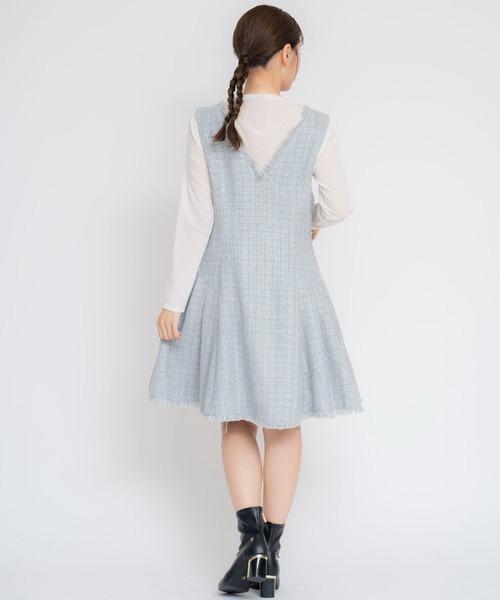 NOELA(ノエラ)の「シアーフロッキーカットソー(Tシャツ/カットソー・レディース・オフホワイト/ピンク/ブラック・フリー)」の21枚目の写真