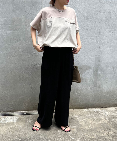 Jena espace merveilleux｜フハク切替シルケットカットソー