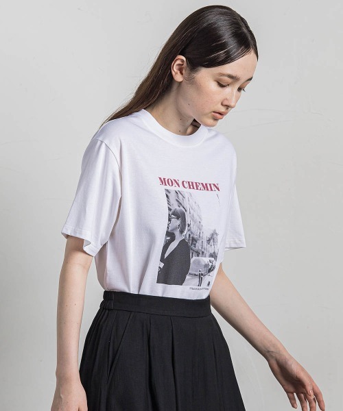 MAYSON GREY(メイソングレイ)の「フォトプリントカラーロゴTシャツ≪洗濯機で洗える≫(Tシャツ/カットソー・レディース・イエロー/グリーン/レッド・M)」の16枚目の写真