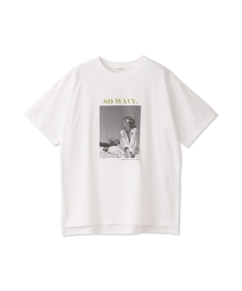 MAYSON GREY(メイソングレイ)の「フォトプリントカラーロゴTシャツ≪洗濯機で洗える≫(Tシャツ/カットソー・レディース・イエロー/グリーン/レッド・M)」の22枚目の写真