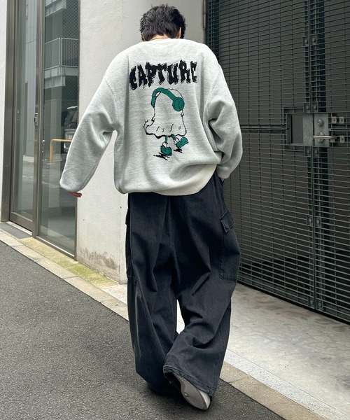 ILL'S】24AW 8ボール&ゴースト ビッグシルエット ジャガード