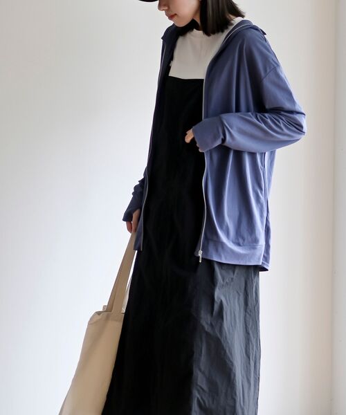 rps(アールピーエス)の「接触冷感UVカットBACKタックパーカー(パーカー・レディース・杢グレー/ブルー/ネイビー・フリー)」の15枚目の写真