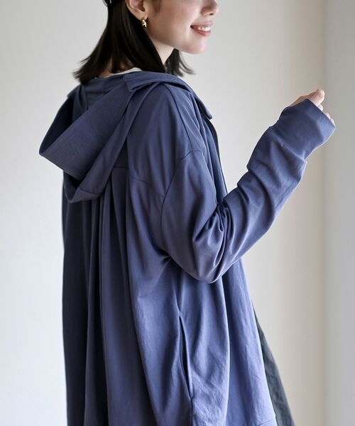 rps(アールピーエス)の「接触冷感UVカットBACKタックパーカー(パーカー・レディース・杢グレー/ブルー/ネイビー・フリー)」の19枚目の写真