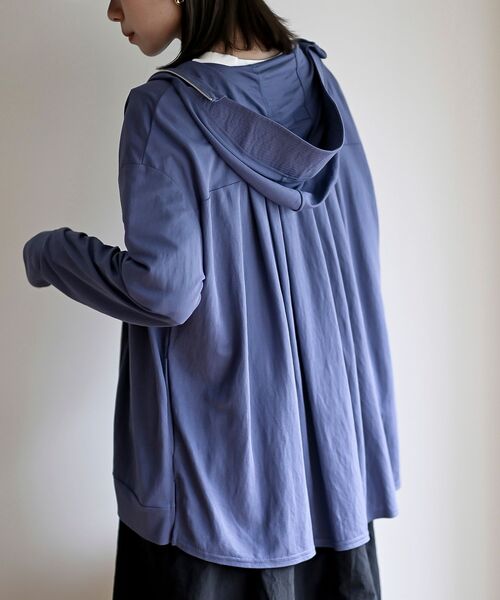 rps(アールピーエス)の「接触冷感UVカットBACKタックパーカー(パーカー・レディース・杢グレー/ブルー/ネイビー・フリー)」の21枚目の写真