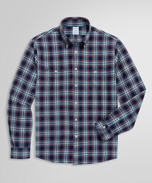 コットン インディゴ デニム ワークシャツ Regular Fit