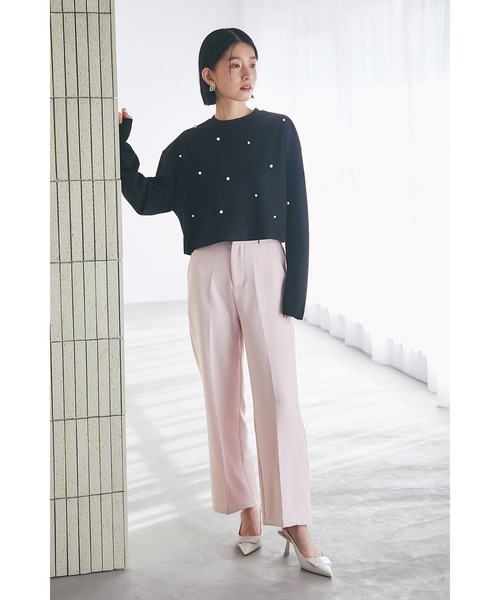 新品 タグ付き SANDRO FERRONE センタープレス パンツ 濃紺系 新品 タグ付き SANDRO FERRONE センタープレス パンツ 濃紺系