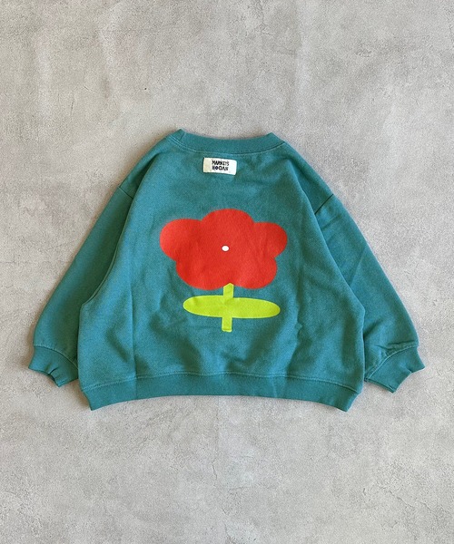 HOGAN RANCH WEAR（ホーガンランチウエア）の「ポケットひょっこりトレーナー（スウェット・キッズ・ブルー/グレー/ホワイト/オレンジ・100/95/90/80/110/150/140/130/120）」の14枚目の写真