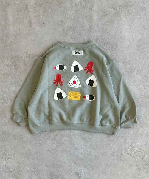 HOGAN RANCH WEAR（ホーガンランチウエア）の「ポケットひょっこりトレーナー（スウェット・キッズ・ブルー/グレー/ホワイト/オレンジ・100/95/90/80/110/150/140/130/120）」の11枚目の写真