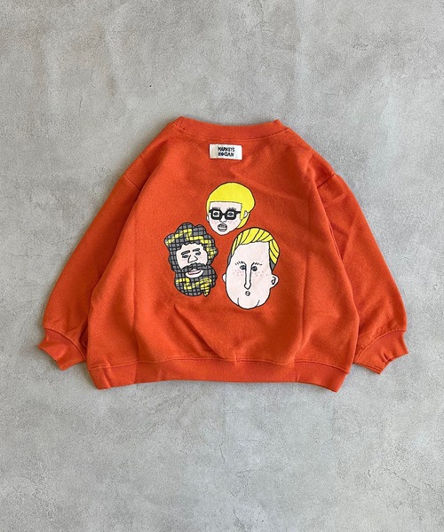 HOGAN RANCH WEAR（ホーガンランチウエア）の「ポケットひょっこりトレーナー（スウェット・キッズ・ブルー/グレー/ホワイト/オレンジ・100/95/90/80/110/150/140/130/120）」の17枚目の写真