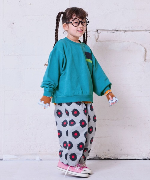 HOGAN RANCH WEAR（ホーガンランチウエア）の「ポケットひょっこりトレーナー（スウェット・キッズ・ブルー/グレー/ホワイト/オレンジ・100/95/90/80/110/150/140/130/120）」の22枚目の写真