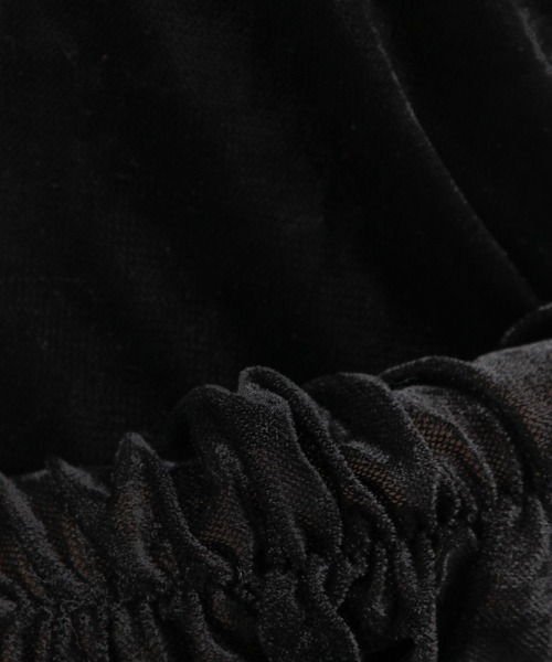 LAKOLE（ラコレ）の「メッシュベロアハイネックプルオーバー / 146631（Tシャツ/カットソー・レディース・アイボリー/ブラック/ブラウン・SMALL/MEDIUM）」の18枚目の写真