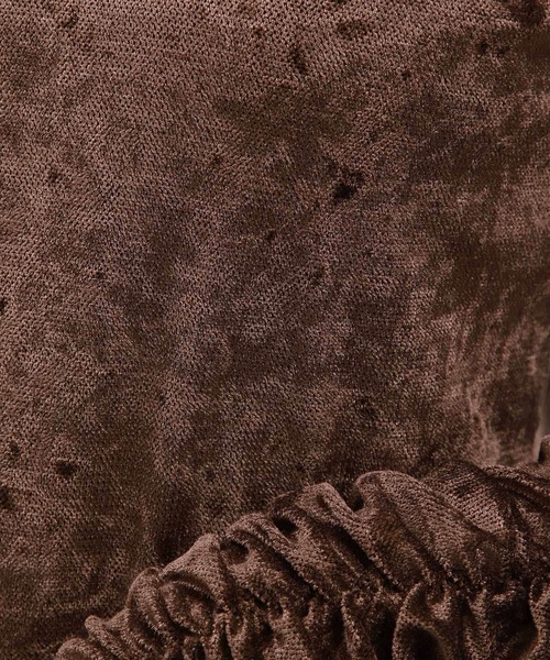 LAKOLE（ラコレ）の「メッシュベロアハイネックプルオーバー / 146631（Tシャツ/カットソー・レディース・アイボリー/ブラック/ブラウン・SMALL/MEDIUM）」の19枚目の写真