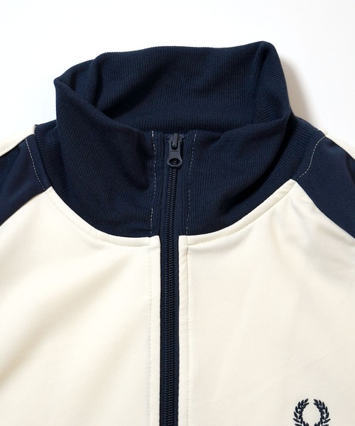 Starting Over（スターティングオーバー）の「raglan sleeves embroidery side line track jacket/ラグランスリーブ ワンポイント刺繍 サイドライン トラックジャケット（ジャージ・メンズ・ネイビー/グレー/オフホワイト/ワイン・XL/L/M）」の5枚目の写真