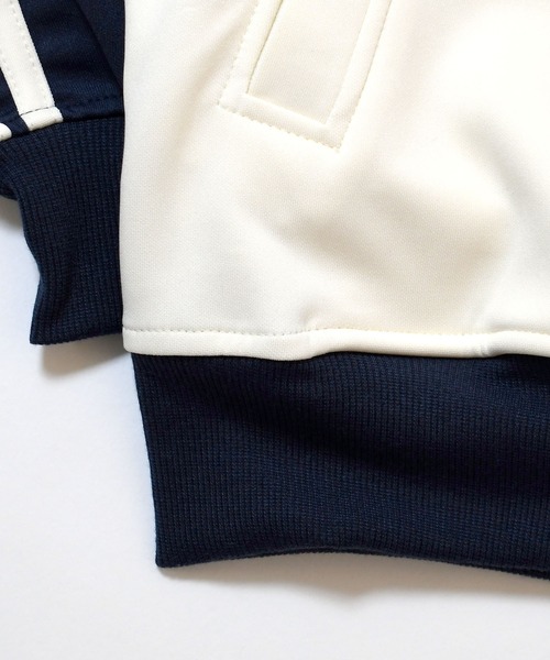 Starting Over（スターティングオーバー）の「raglan sleeves embroidery side line track jacket/ラグランスリーブ ワンポイント刺繍 サイドライン トラックジャケット（ジャージ・メンズ・ネイビー/グレー/オフホワイト/ワイン・XL/L/M）」の8枚目の写真
