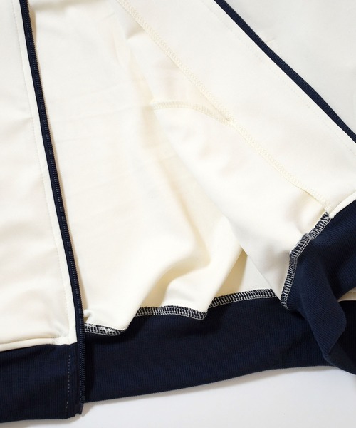 Starting Over（スターティングオーバー）の「raglan sleeves embroidery side line track jacket/ラグランスリーブ ワンポイント刺繍 サイドライン トラックジャケット（ジャージ・メンズ・ネイビー/グレー/オフホワイト/ワイン・XL/L/M）」の10枚目の写真