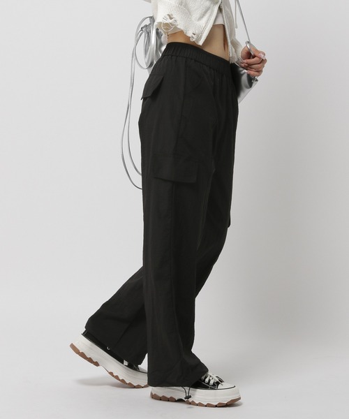 3.3 Field Trip （3.3フィールドトリップ）の「3.3 Field Trip／ストリングカーゴパンツ（カーゴパンツ・レディース・ブラック/カーキ/チャコール・FREE）」の2枚目の写真