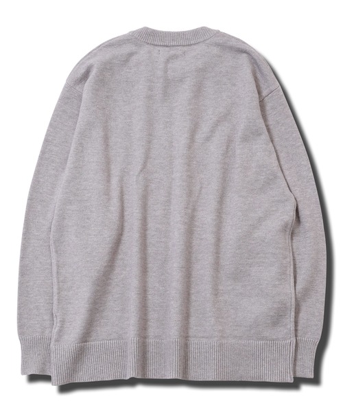 jiggys shop（ジギーズショップ）の「パウダータッチウォッシャブルハイゲージニットセーター（ニット/セーター・メンズ・ブルー/ホワイト/ブラック/ミックスグレー/カーキ/グレー系その他・SMALL/MEDIUM/LARGE/X-LARGE）」の15枚目の写真