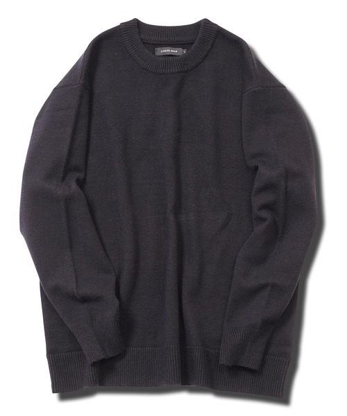 jiggys shop（ジギーズショップ）の「パウダータッチウォッシャブルハイゲージニットセーター（ニット/セーター・メンズ・ブルー/ホワイト/ブラック/ミックスグレー/カーキ/グレー系その他・SMALL/MEDIUM/LARGE/X-LARGE）」の10枚目の写真