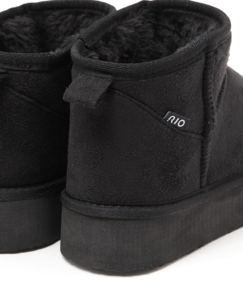 BAYFLOW(ベイフロー)の「厚底ムートンブーツ(KIDS)【19~23cm】(ブーツ・キッズ・ブラウン/ブラック・22.0cm/20.0cm/19.0cm/23.0cm/21.0cm)」の9枚目の写真